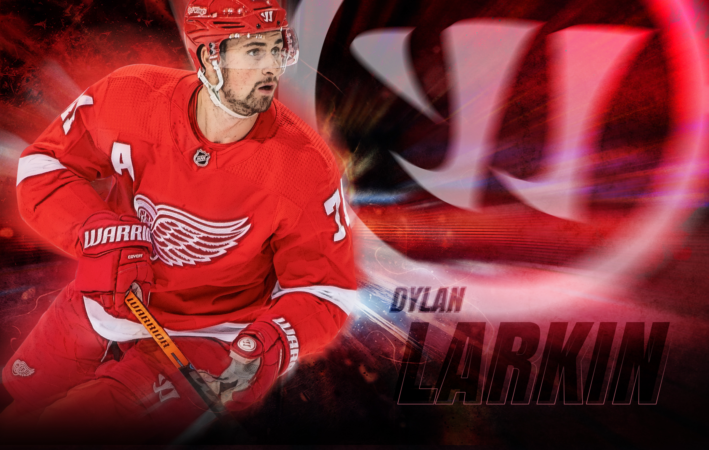 Where Hockey Meets Art — wallpapers • dylan larkin + red and white  (iphone